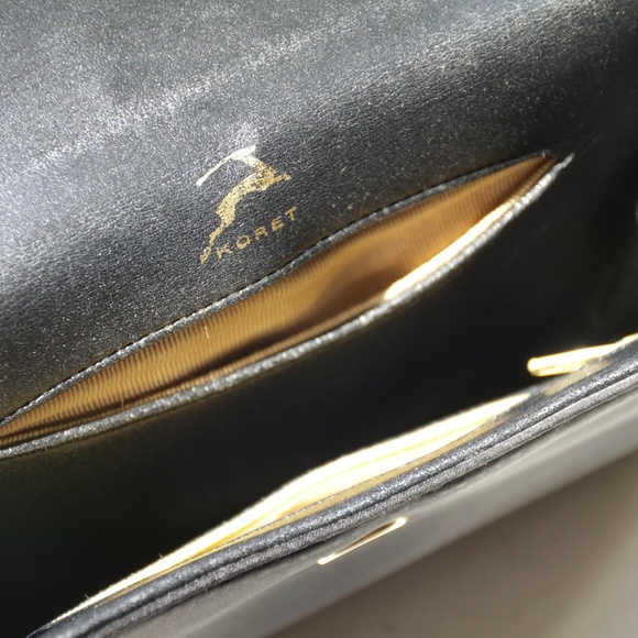 📣 Vintage Black Koret Handbag - Picture 3 of 6